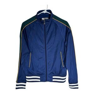LCKR Track Jacket Full Zip‎ Pocket Size Small Blue Green White Yellow